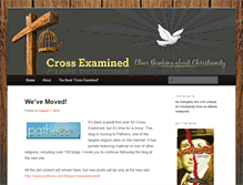 Tablet Screenshot of crossexaminedblog.com